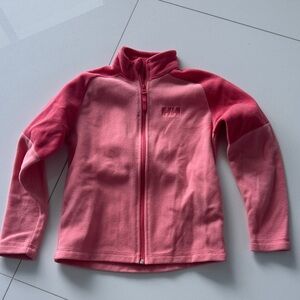 Kids Helly Hansen Vibrant Pink Fleece Jacket